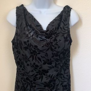 Rampage Black Cowl Neck Black Dress - Large